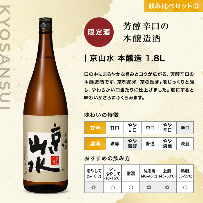 大満足 飲み比べセット 1.8L × 5本