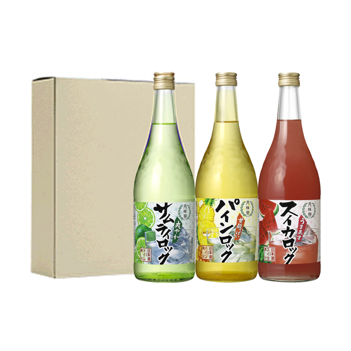 日本酒ロック 飲み比べセット 720mL × 3本