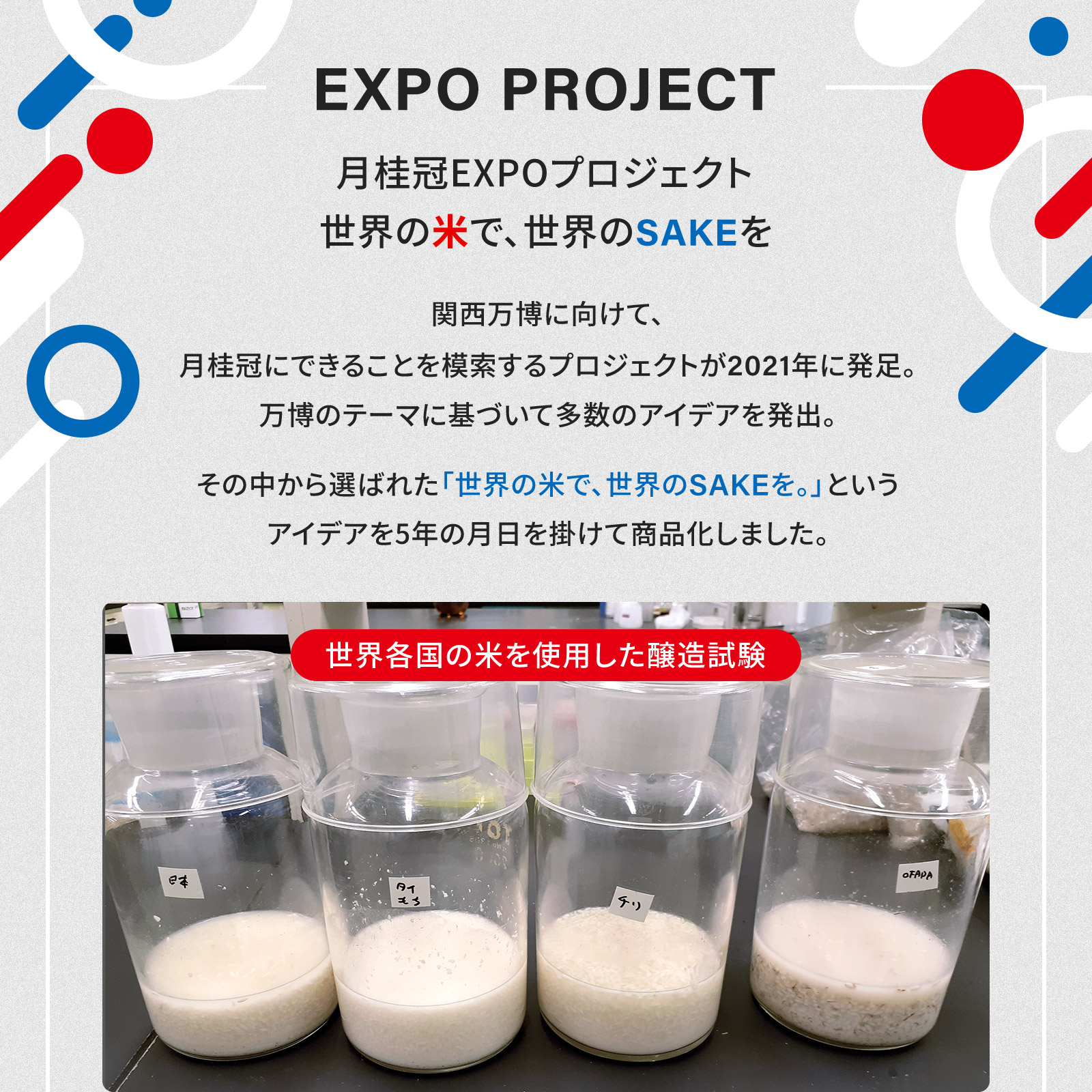 EXPO2025 GEKKEIKAN WORLD SAKE