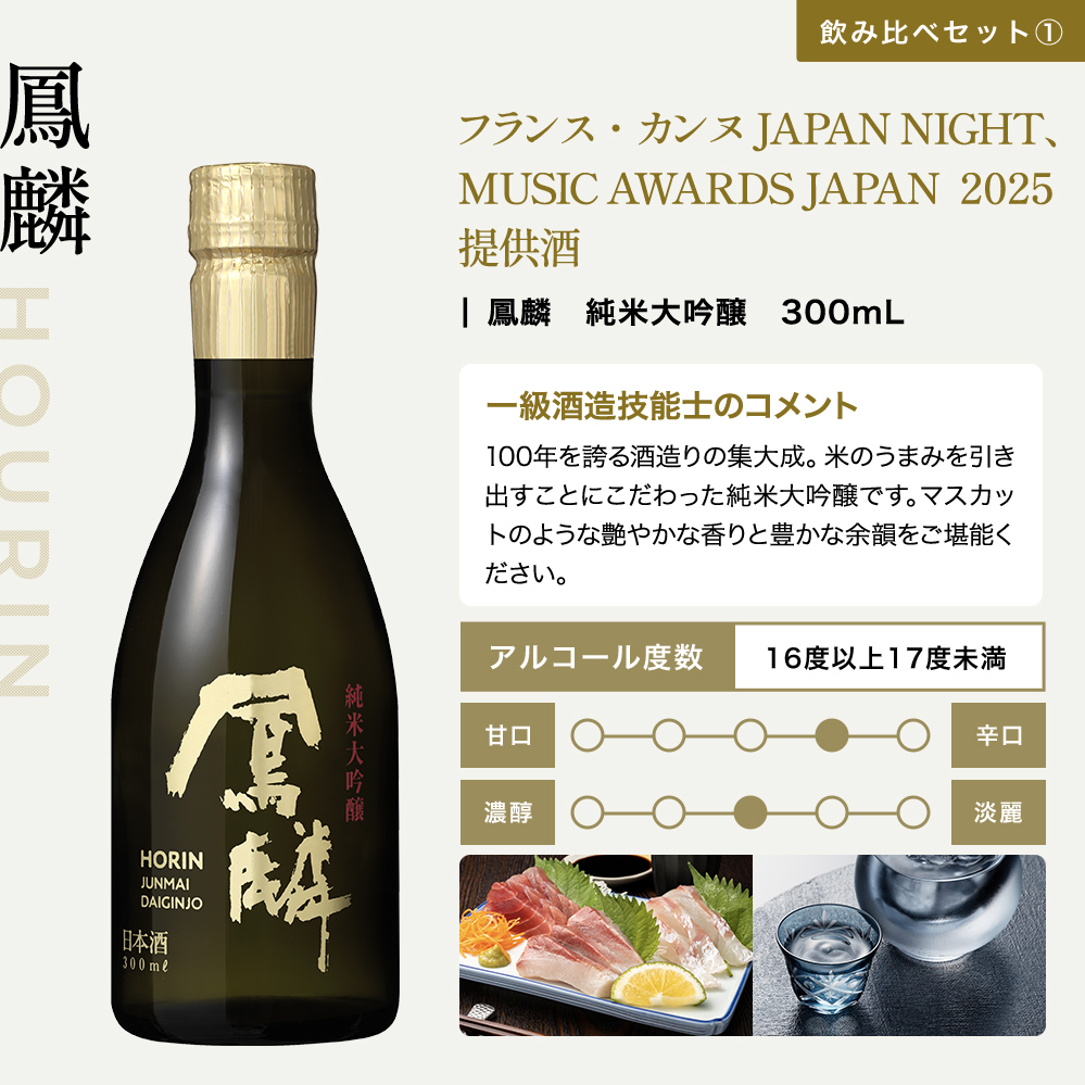 厳選 日本酒 飲み比べセット 300ml × 5本