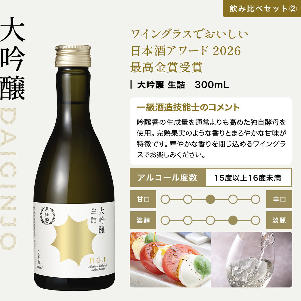 厳選 日本酒 飲み比べセット 300ml × 5本